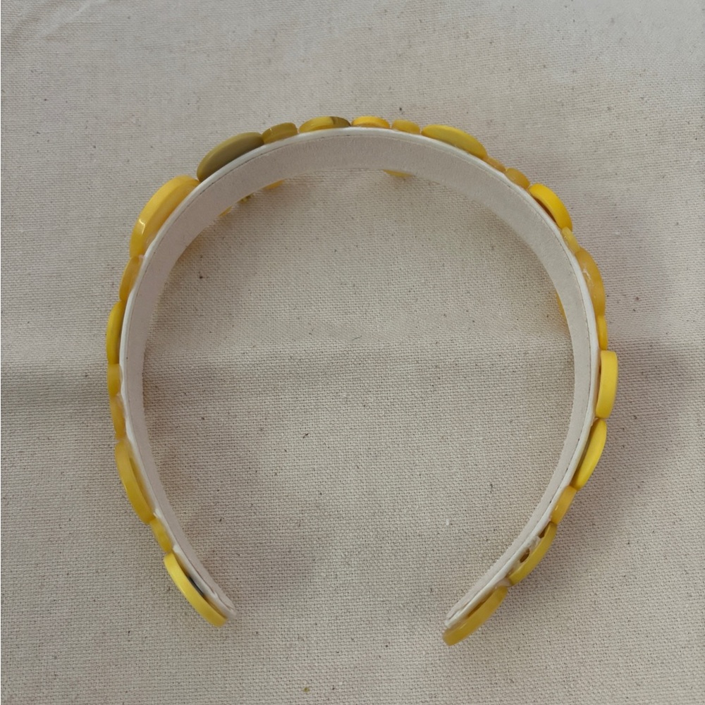 Yellow Buttons Women’s Headband